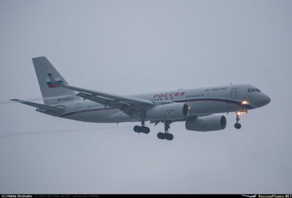 В аэропорту “Борисполь” приземлился самолет Путина