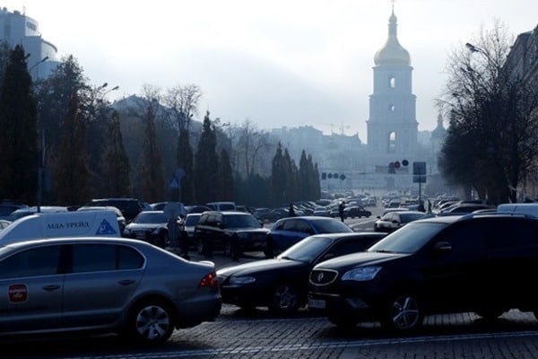 Сегодня в центре Киева будет приостановлено движение транспорта
