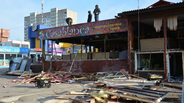 В Киеве ликвидировали скандальное кафе “Касабланка” (+фото)