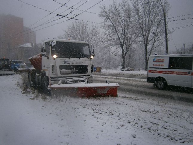 За уборкой снега в Киеве можно проследить онлайн