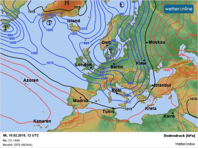 Из-за надвигающихся на Европу ветров 10-11 февраля в Украине может сбиться график авиарейсов