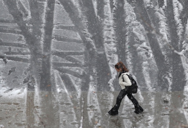 На Киевщине резко ухудшится погода: 24 марта сильный мокрый снег и гололед
