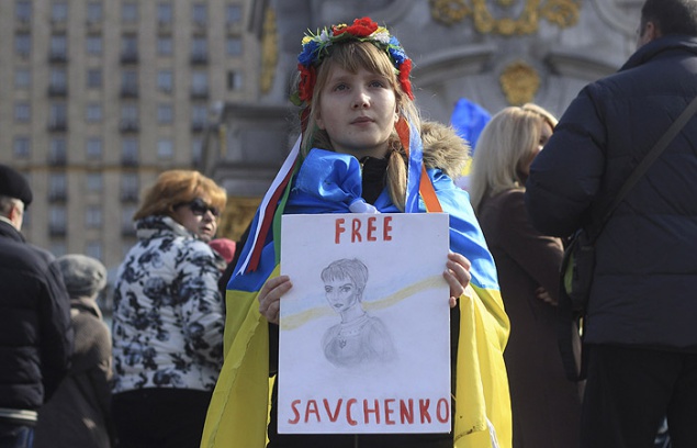 Активисты передали Путину петицию с требованием освободить Савченко