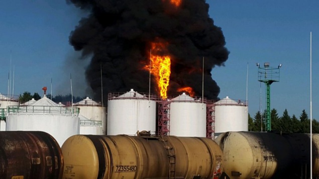 Нацполиция направила в суд обвинительный акт в отношении 4 подозреваемых по делу о пожаре на “БРСМ-Нефть”
