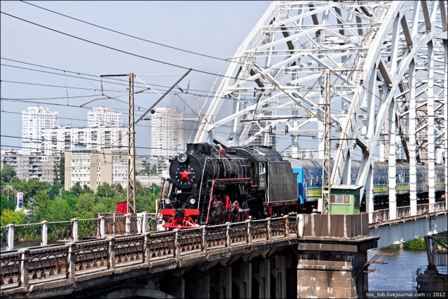 Киевляне в День Независимости смогут прокатиться на ретро-поезде