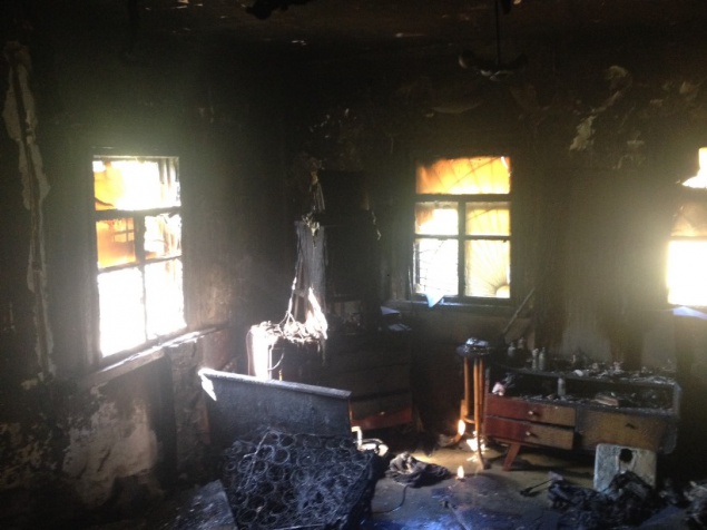 Во время пожара на Киевщине погибли два человека