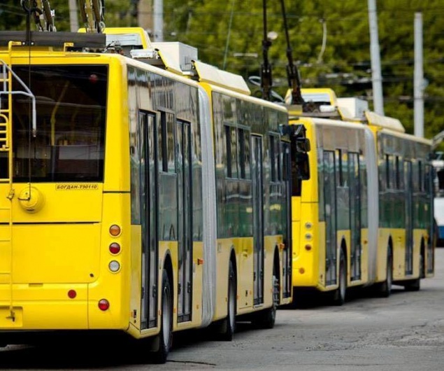 В Киеве сегодня 5 троллейбусных маршрутов временно прекратят работу