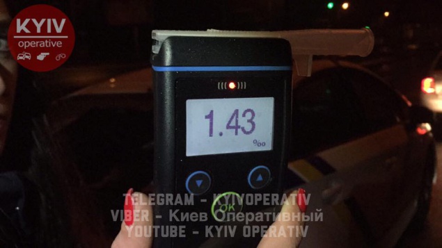 В Киеве за рулем авто поймали пьяного радиоведущего (фото, видео)