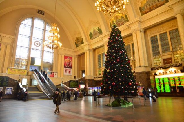 На киевском вокзале и в аэропорту пройдут Рождественские флешмобы