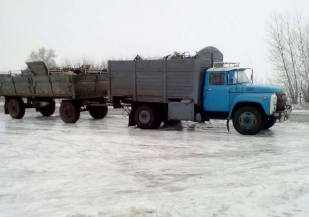 В Киевской области водитель незаконно перевозил 8 тонн металлолома