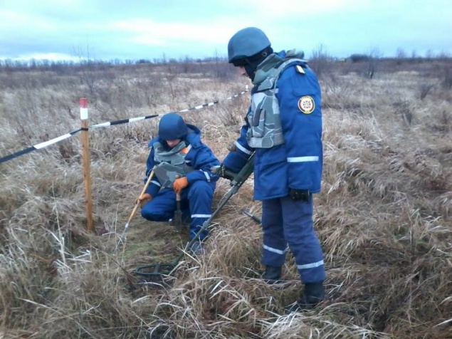 На территории Пуща-Водицкого лесничества нашли минометные мины