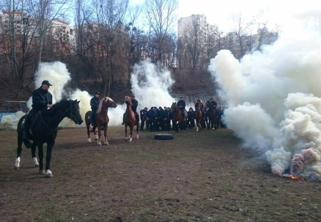 Русановскую набережную в Киеве будет патрулировать конная полиция