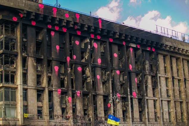В Киеве в Доме профсоюзов проводят следственные действия
