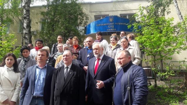 Общественные активисты надеются на справедливый суд по делу смены власти в Киево-Святошинском райсовете