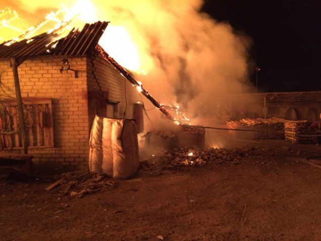 В селе под Киевом произошел масштабный пожар (фото, видео)