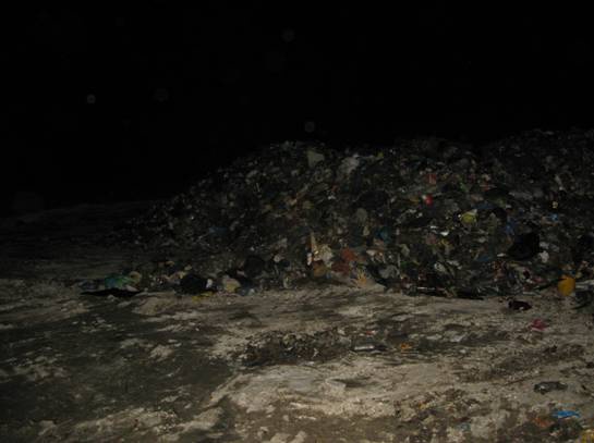 В селе Подгорцы на Киевщине пытались выгрузить 20 тонн львовского мусора (фото)