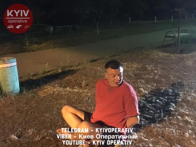 Пьяный полковник разведки решил пострелять в Киеве на Оболони (фото, видео)