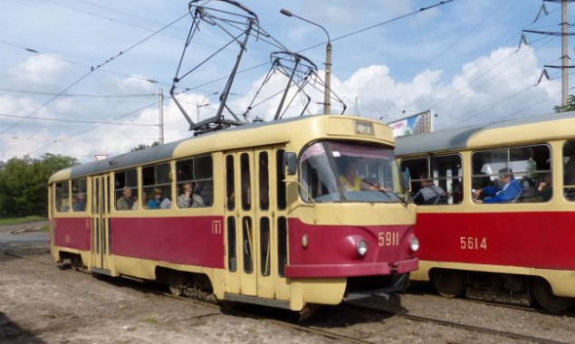 Киевский трамвай №8 меняет схему движения (схемы)