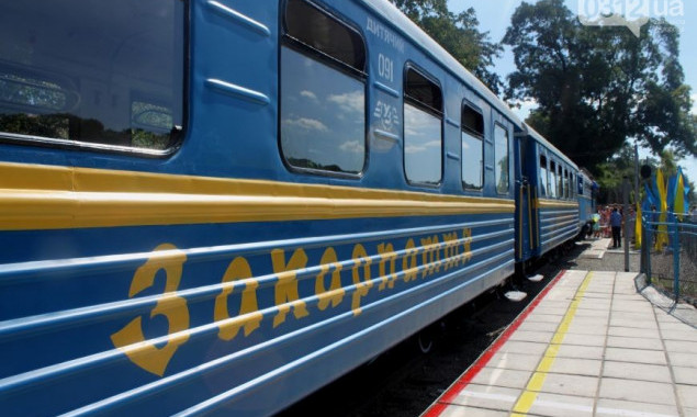 Поезд из Киева в Закарпатское Солотвино будет курсировать ежедневно