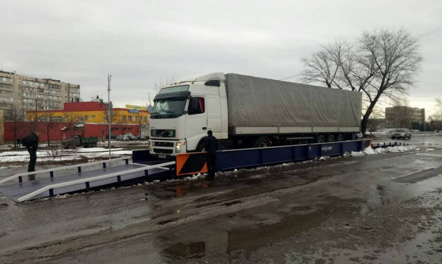 На Большой Кольцевой в Киеве заработал комплекс для взвешивания грузовиков (фото)