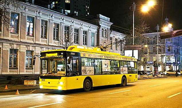 В Киеве в ночь на 5 декабря изменят движение троллейбусы маршрута №27