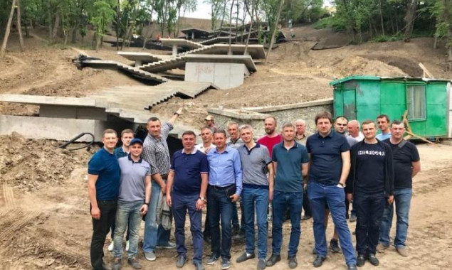 Кличко: Работы по обновлению Владимирской горки будут завершены ко Дню Киева