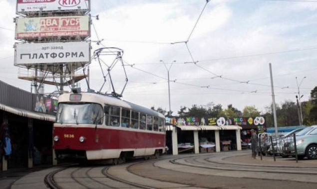 Из-за ремонта в Киеве на три ночи изменится работа двух трамваев