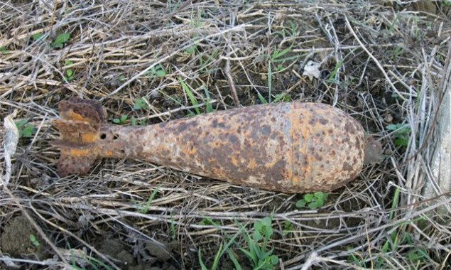 На Лысой горе в Киеве нашли минометную мину времен Второй мировой войны