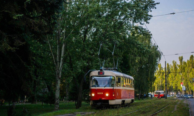 На три ночи будет закрыто движение киевского трамвая № 14