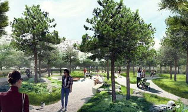Ландшафтный парк для ЖК “Тетрис Холл” разработает студия архитектуры Kotsiuba