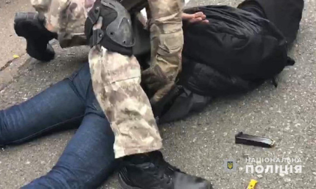Полиция Киевщины задержала вооруженную группу подозреваемых в покушении на убийство руководителя организации С14 (фото)