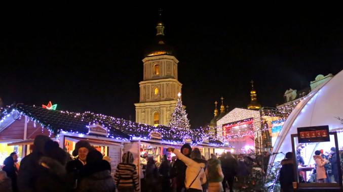 Движение транспорта ограничат в центре Киева на 2 месяца в связи с подготовкой к новогодним праздникам