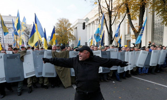 В текущем году в Киеве возросло количество политических акций