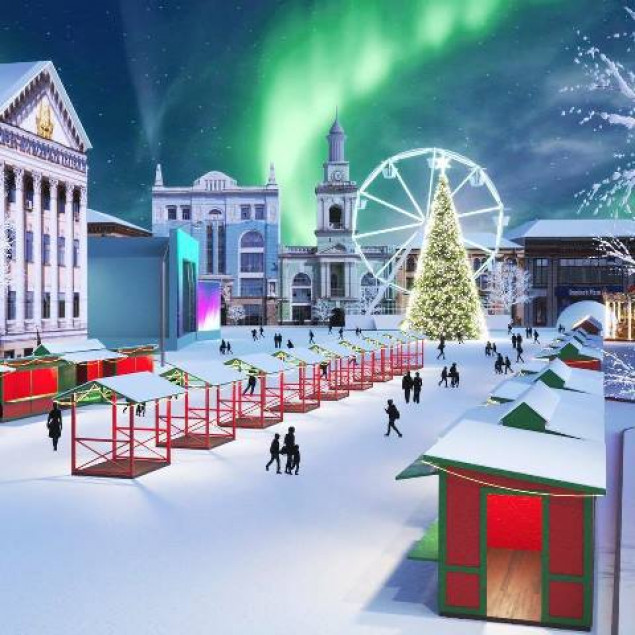 Новогодняя площадка откроется на Контрактовой площади 15 декабря