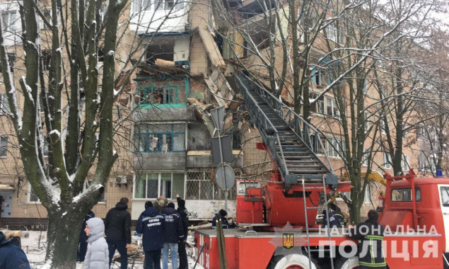 Жилой дом в Фастове частично разрушен взрывом газа (фото, видео)