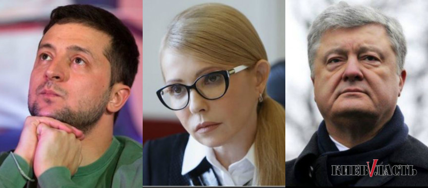 Зеленский, Тимошенко и Порошенко имеют все шансы пройти во второй тур - результаты опроса