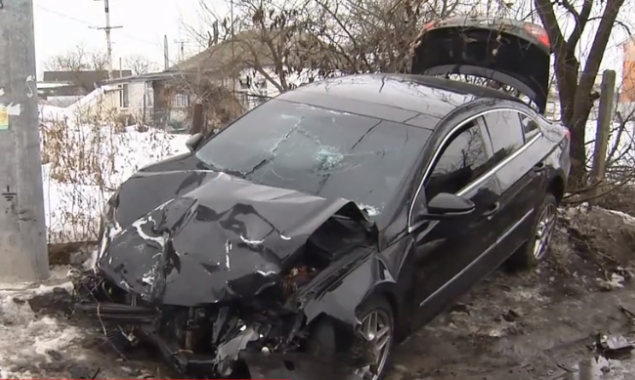 Убегавший от полиции водитель спровоцировал смертельное ДТП в Борисполе (видео)