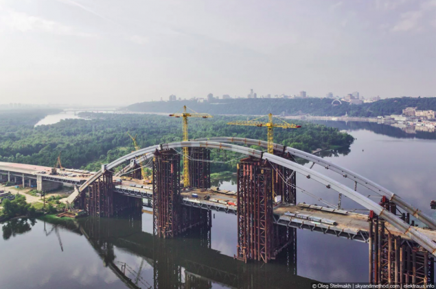 Кличко попросил у Гройсмана на строительство Подольско-Воскресенского моста еще 200 млн гривен