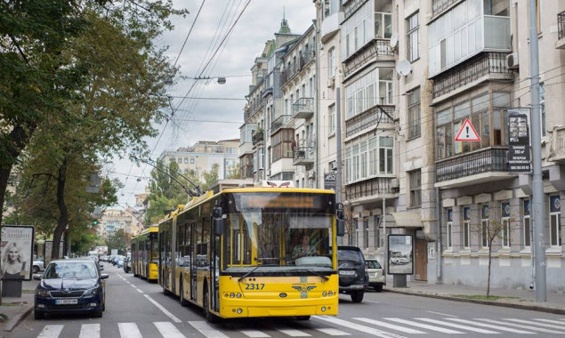 Троллейбусы одного из киевских маршрутов на выходных 18 и 19 мая изменят свое движение (схема)
