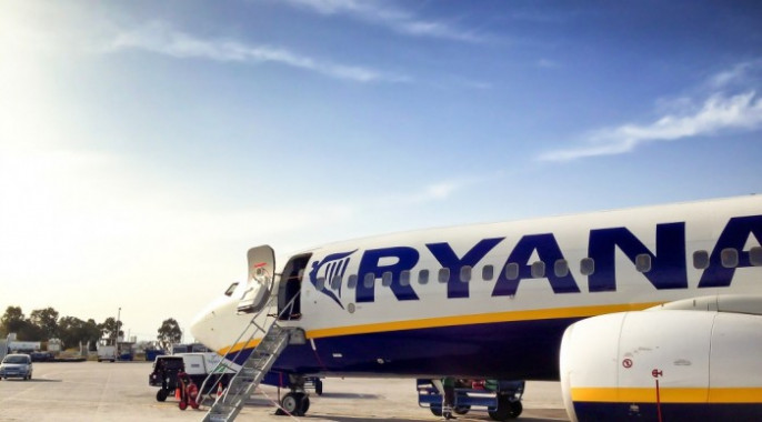 Авиакомпания Ryanair сообщила о высоком коэффициенте загрузки рейса Киев - Быдгощ (Польша)
