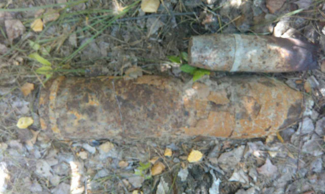 В Мироновском районе на Киевщине нашли два снаряда времен Второй мировой войны