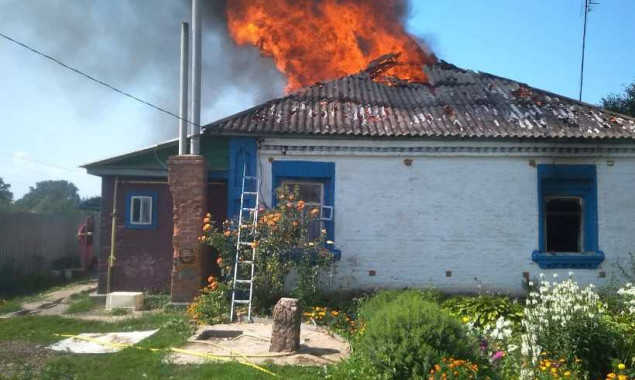 Двое маленьких детей погибли в пожаре на Киевщине