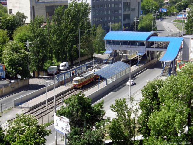Станцию скоростного трамвая “Площадь Победы” реконструируют за 26 млн гривен