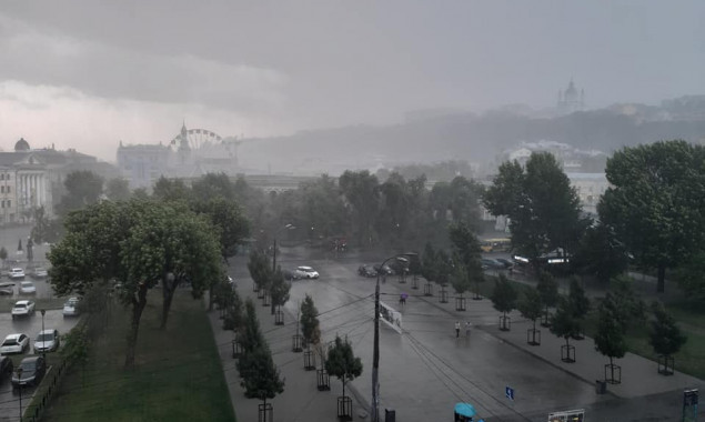 В Киеве до конца дня 8 августа объявлен оранжевый уровень опасности