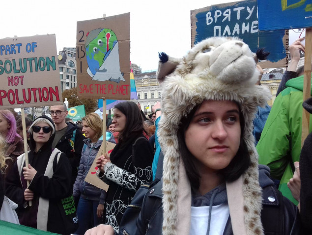 Международный марш за климат прошел в Киеве (фото, видео)