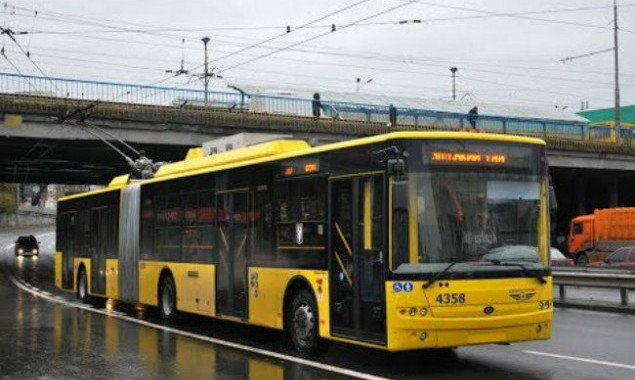 В ночь на 26 сентября один из киевских троллейбусов будет курсировать по сокращенному графику