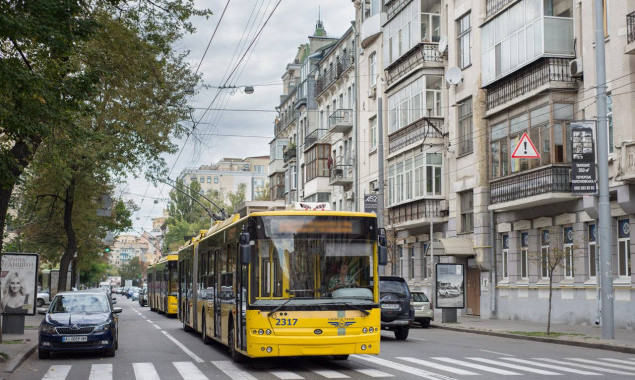 Три троллейбуса в Киеве с 3 октября временно изменят маршрут движения
