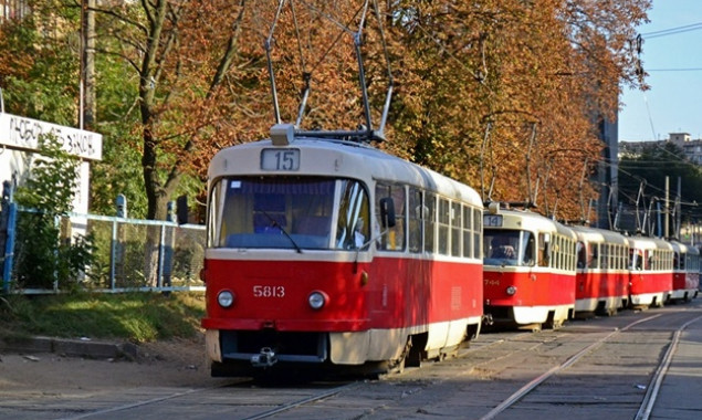 Снова приостановлено движение столичных трамваев №23, №32 и №33
