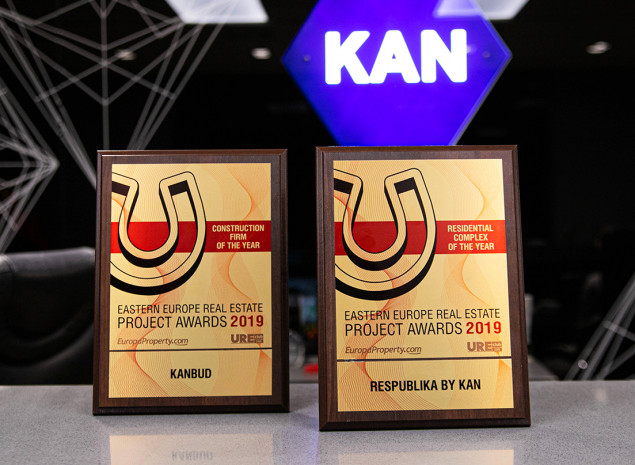 KAN признана лучшей строительной компанией года по версии EE Real Estate Awards 2019