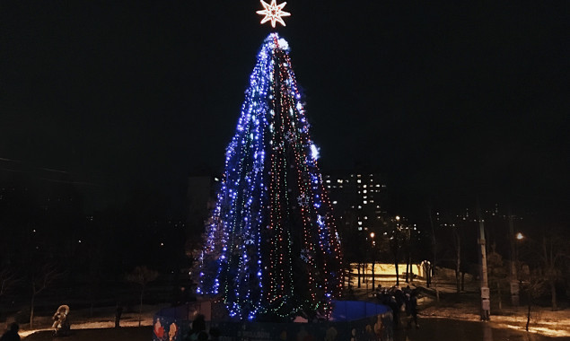 В Дарницком районе столицы планируют зажечь сразу две новогодние елки